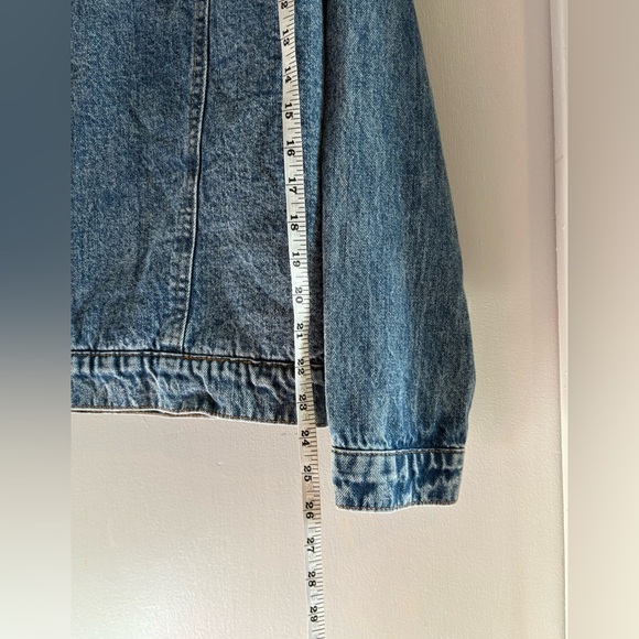 MEN Original Use Blue Denim Jacket with Sherpa Lining - Picture 11 of 15